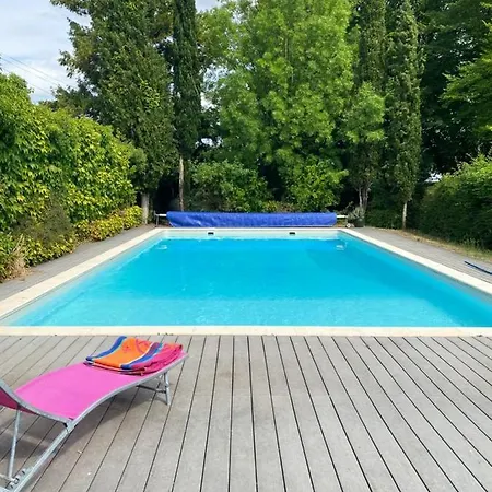 Demeure De 7 Avec Piscine Privee Jardin Clos Et Wifi A * Chaniers